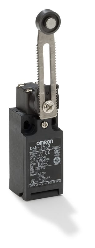 OMRON - Safety Limit switch, D4N, M12 - D4N-912G