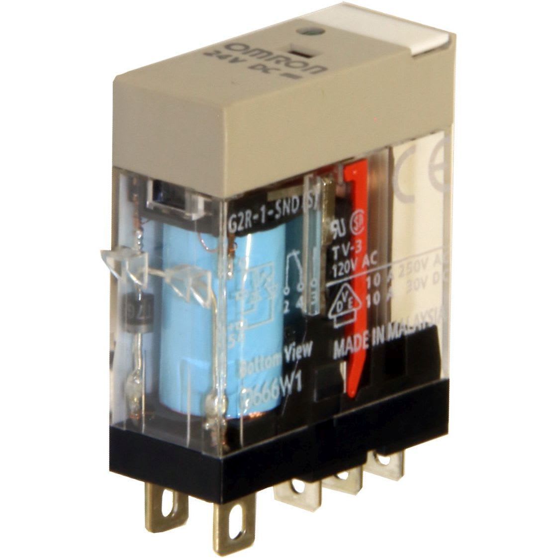 OMRON - Omron välirele 10A, 1C/O - G2R-1SND (1S/A 24VDC)