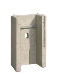 RUDUS - Kaappitarvike, betonijalusta - J 00 lev 400 betoni