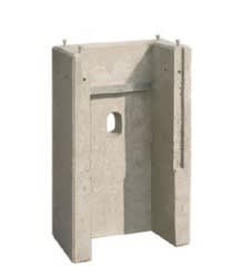 RUDUS - Kaappitarvike, betonijalusta - J 2 lev 1050 betoni