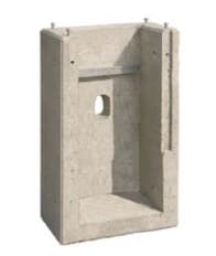 RUDUS - Kaappitarvike, pohjallinen betonijalusta - TJ 1 lev 850 pohjalbetoni