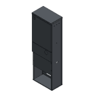 STERA - 630A Z-kisko+jalusta - Jakokaappi STJK0 RAL7024