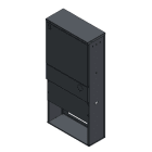 STERA - 630A Z-kisko+jalusta - Jakokaappi STJK1 RAL7024