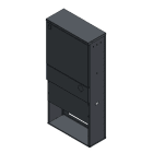 STERA - 630A Z-kisko+jalusta - Jakokaappi STJK1 RAL7024