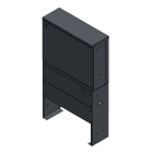 STERA - 630A Z-kisko+jalusta - Jakokaappi STJK2 RAL7024