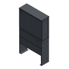 STERA - 630A Z-kisko+jalusta - Jakokaappi STJK2 RAL7024