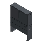 STERA - 630A Z-kisko+jalusta - Jakokaappi STJK3 RAL7024