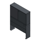 STERA - 630A Z-kisko+jalusta - Jakokaappi STJK3 RAL7024