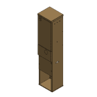 STERA - 630A Z-kisko+jalusta - Jakokaappi STJK00 RAL7008