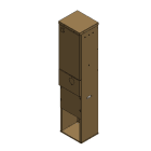 STERA - 630A Z-kisko+jalusta - Jakokaappi STJK00 RAL7008