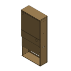 STERA - 630A Z-kisko+jalusta - Jakokaappi STJK1 RAL7008