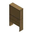 STERA - 630A Z-kisko+jalusta - Jakokaappi STJK2 RAL7008