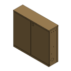 STERA - Jakokaappi STJK-K 3 RAL7008 - Jakokaappi STJK-K 3 RAL7008