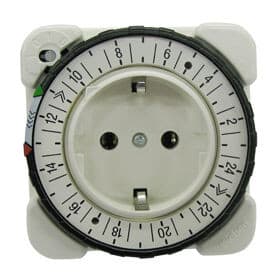 THEBEN - Kellokytkin mekaaninen - TIMER AT 1F taustavalolla