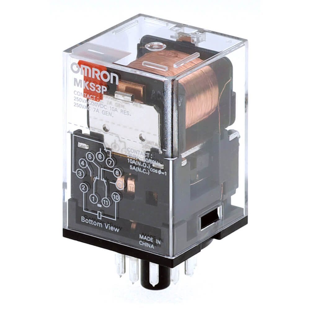 OMRON - Omron rele 11-piikk.mek ind. - MKS3P-5 AC230