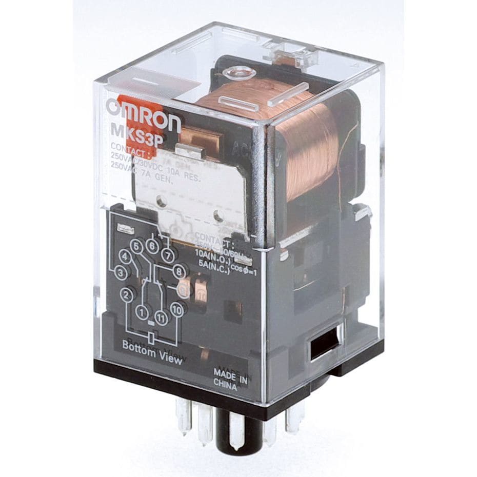 OMRON - Omron rele 11-piikk mek.ind. - MKS3P-5 DC24
