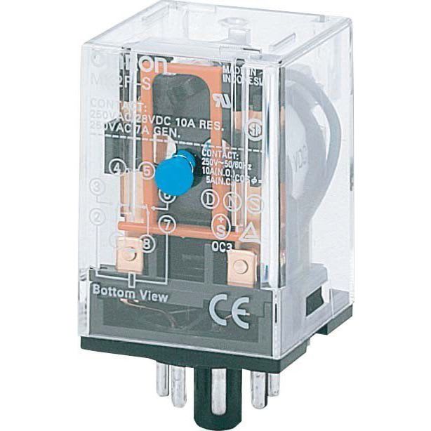 OMRON - Omron rele, 11-p, mek+led ind. - MKS3PIN-5 DC24