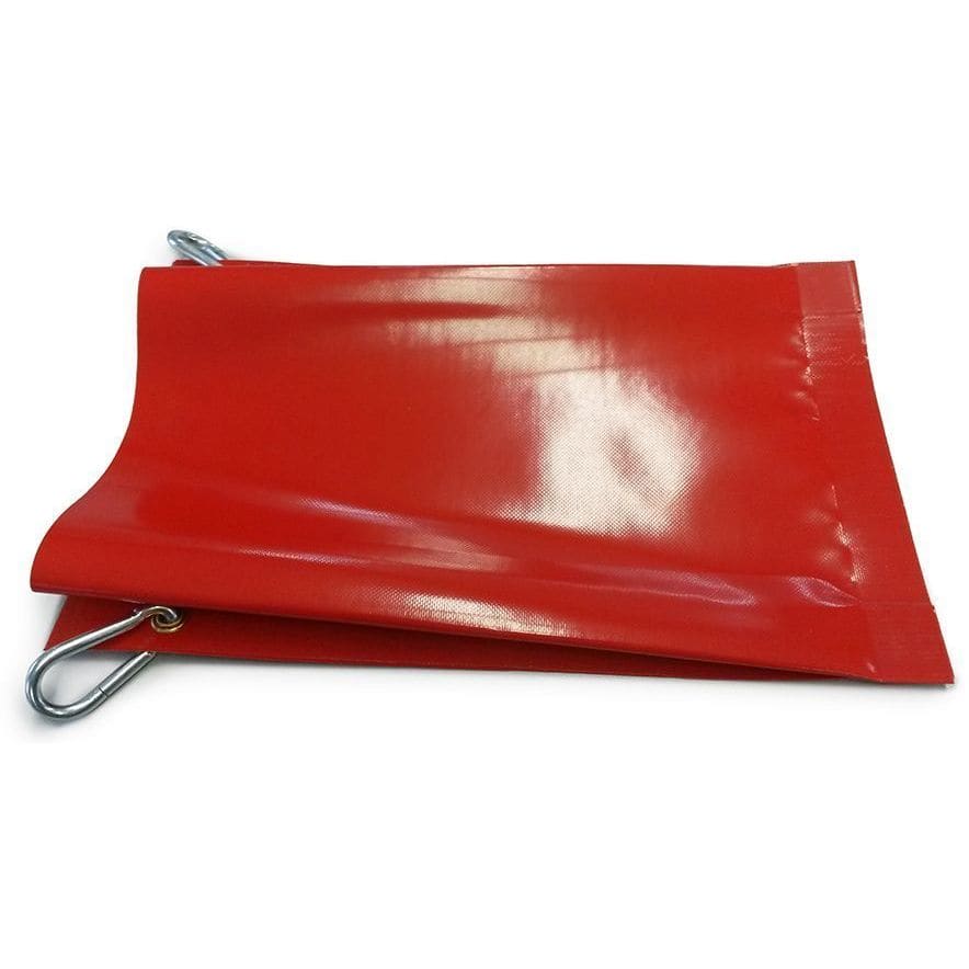 PAROLAN TELTTA - Tikaspussi PVC-kangas - 28X45 CM PUNAINEN