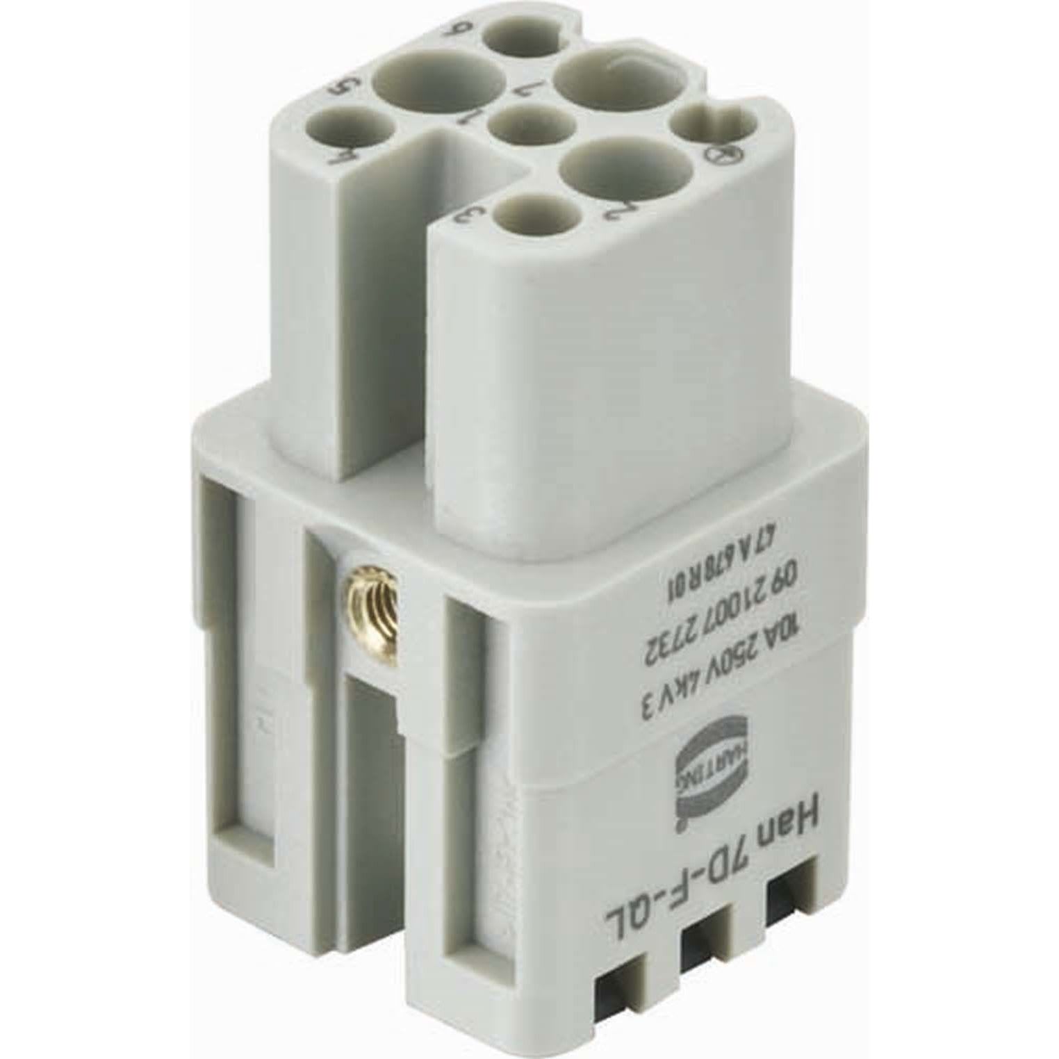 HARTING - Han 7D-Pistukka Quick Lock - 09210072732 Han D