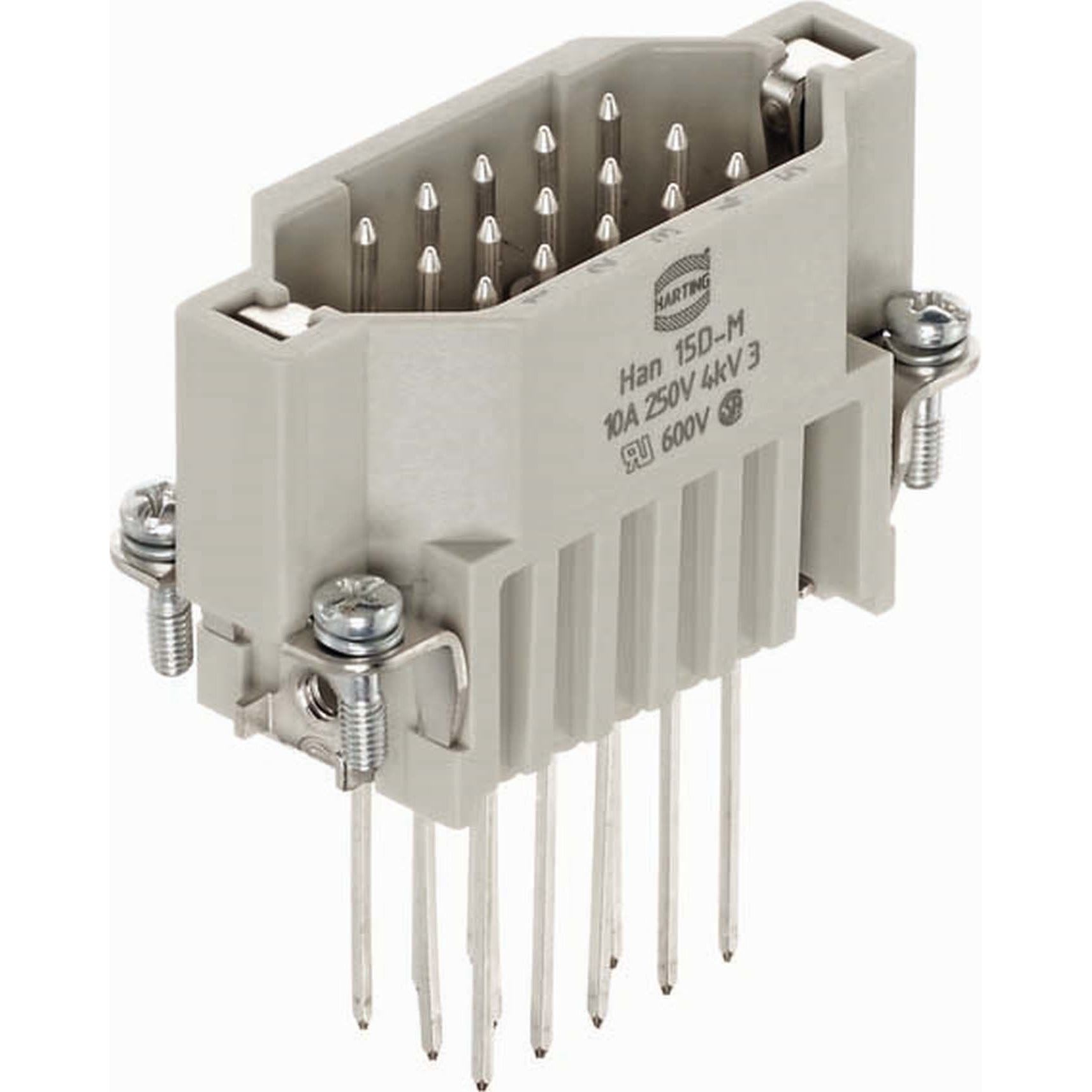 HARTING - Han D 15 -nap. Pistoke Wire Wr - 09210152601 Han D