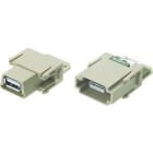 HARTING - Han 1 Moduli USB-kaapelille(na - 09140014701 Han-Modular