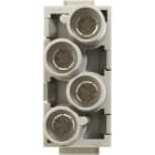 HARTING - Han 4 Mod Pistukka 40A - 09140043141 Han-Modular