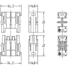 HARTING - Han Modular 4 SC Module male F - 09140044701 Han-Modular
