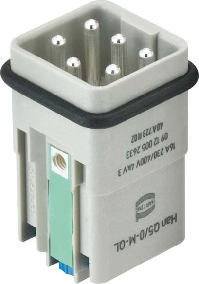 HARTING - HAN Q 5/0 Pistoke quick lo - 09120052633 Han Q Connectors