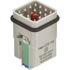 HARTING - Insert Han 12/0 Male - 09120123001 Han Q Connectors