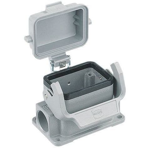 HARTING - Han 6B Kotelot, alaosa+kansi - 09300061296 Runkokotelo 2xPG16