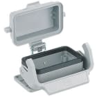 HARTING - Han 10B Kotelot, alaosa+kansi - 09300100303 Läpivientikotelo