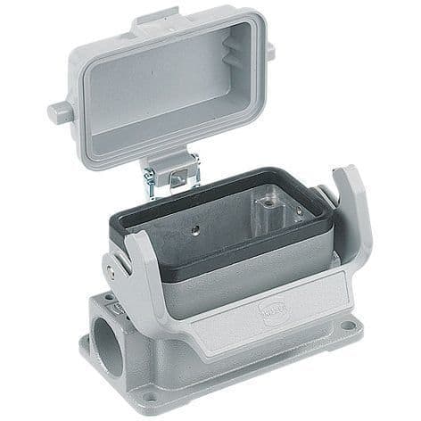 HARTING - Han 10B Kotelot, alaosa+kansi - 09300101296 Runkokotelo 2xPG16