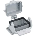 HARTING - Han 6B Kotelot, alaosa+kansi - 09300060318 Läpivientikotelo