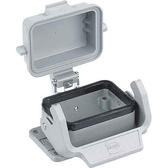 HARTING - Han 6B Kotelot, alaosa+kansi - 09300060318 Läpivientikotelo