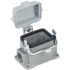 HARTING - Han 6B Kotelot, alaosa+kansi - 09300062296 Runkokotelo 2xPG16