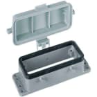 HARTING - Han 10B Kotelot, alaosa+kansi - 09300100317 Läpivientikotelo
