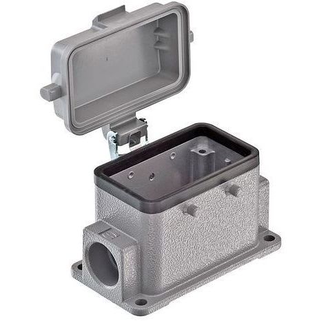 HARTING - Han 10B Kotelot, alaosa+kansi - 09300101221 Runkokotelo 1xPG16