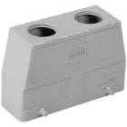 HARTING - Han 16B Kotelot, yläosa 2xPG - 09300160459 Kotelo Suoral.PG16