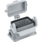 HARTING - Han 16B Kotelot, alaosa+kansi - 09300162295 Runkokotelo 2xPG21