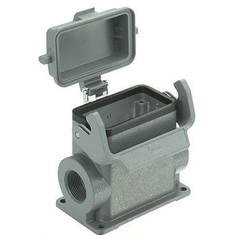 HARTING - Han 10B Kotelot, alaosa+kansi - 19300100296 Runkokotelo 2xM25