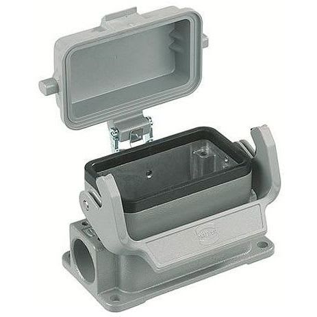 HARTING - Han 16B Kotelot, alaosa+kansi - 19300161296 Runkokotelo 2xM25