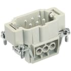 HARTING - HAN 6E Kosketinosa, uros - 09330062601 Pistoke ruuvi