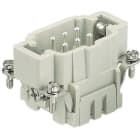 HARTING - HAN 6ES Kosketinosa, uros - 09330062616 Pistoke jousi