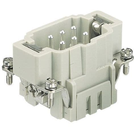 HARTING - HAN 6ES Kosketinosa, uros - 09330062616 Pistoke jousi