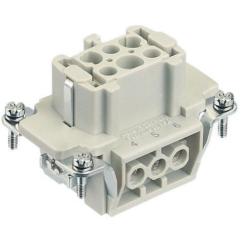 HARTING - HAN 6E Kosketinosa, naaras - 09330062701 Pistukka ruuvi