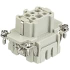 HARTING - HAN 6ES Kosketinosa, naaras - 09330062716 Pistukka jousi