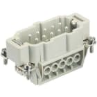 HARTING - HAN 10E Kosketinosa, uros - 09330102601 Pistoke ruuvi