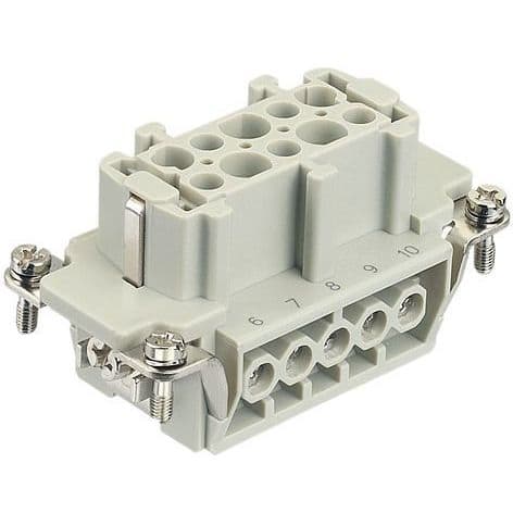 HARTING - HAN 10E Kosketinosa, naaras - 09330102701 Pistukka ruuvi
