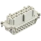 HARTING - HAN 16E Kosketinosa, naaras - 09330162701 Pistukka ruuvi