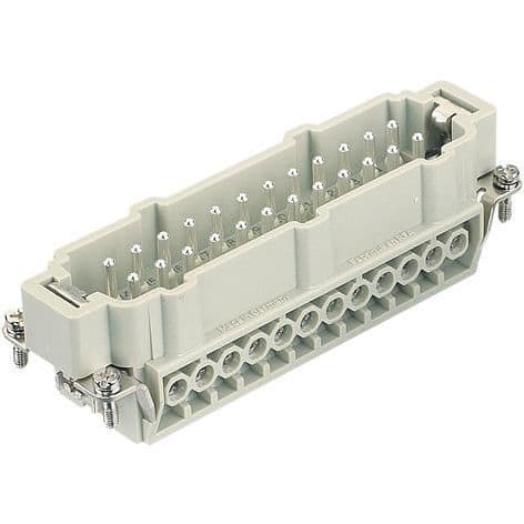 HARTING - HAN 24E Kosketiosa, uros - 09330242601 Pistoke ruuvi